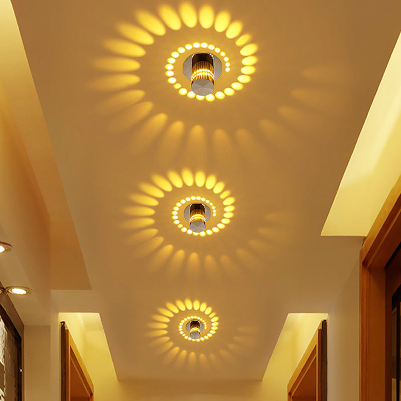 Modern LED Spiral Lamp - LumoSpiral-Cold White-Nora Luxe