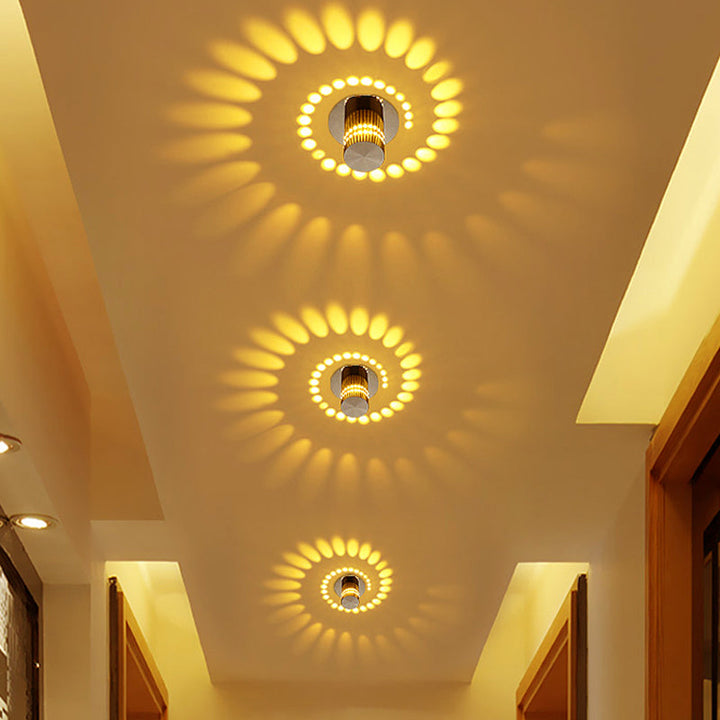 Modern LED Spiral Lamp - LumoSpiral-Cold White-Nora Luxe
