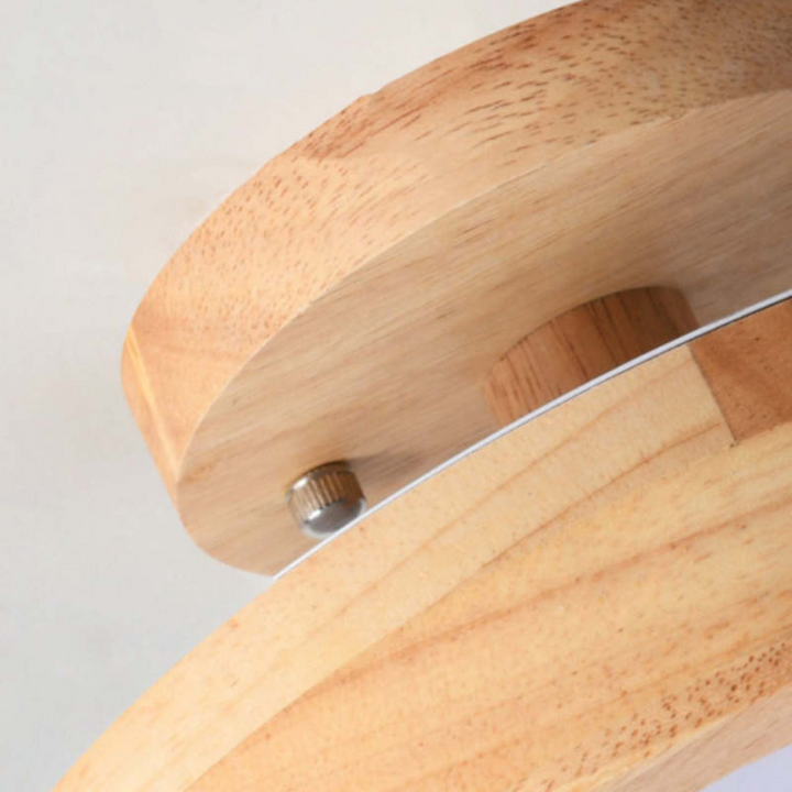Modern Round LED Ceiling Light - Nova-Wood-Nora Luxe