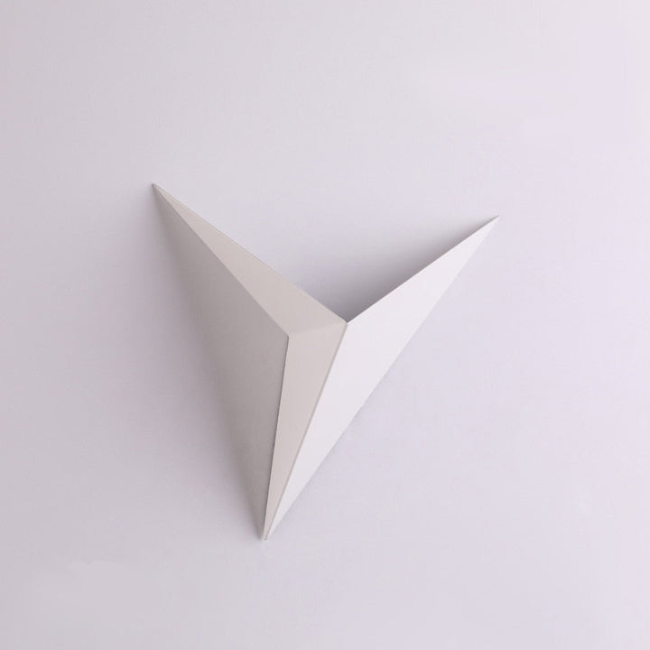 Modern Triangular Wall Lamp - TrigoLux-White-Cool White-Nora Luxe