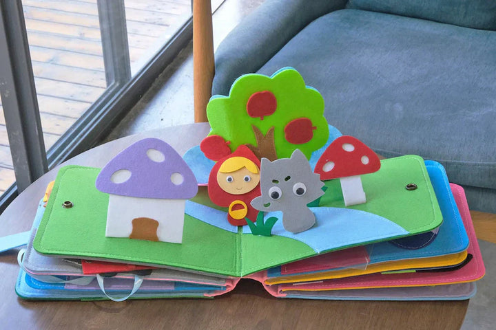 Montessori Adventure Book - Felt Stories-Nora Luxe