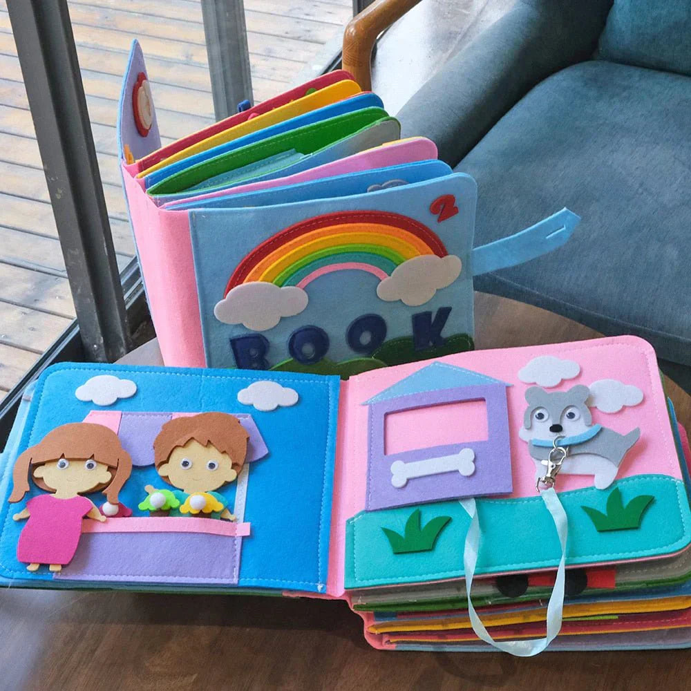 Montessori Adventure Book - Felt Stories-Nora Luxe