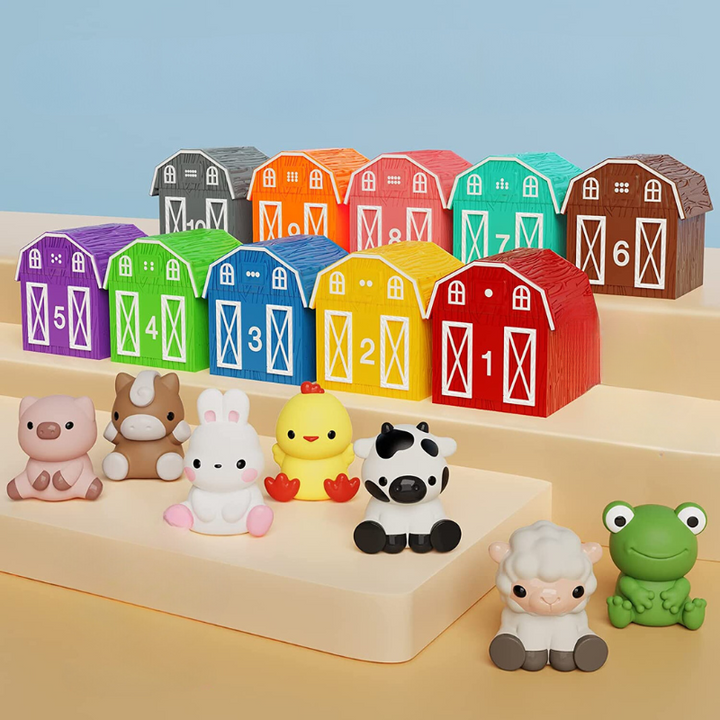 Montessori Farm Animals - FarmVibes-5-Pack-Nora Luxe