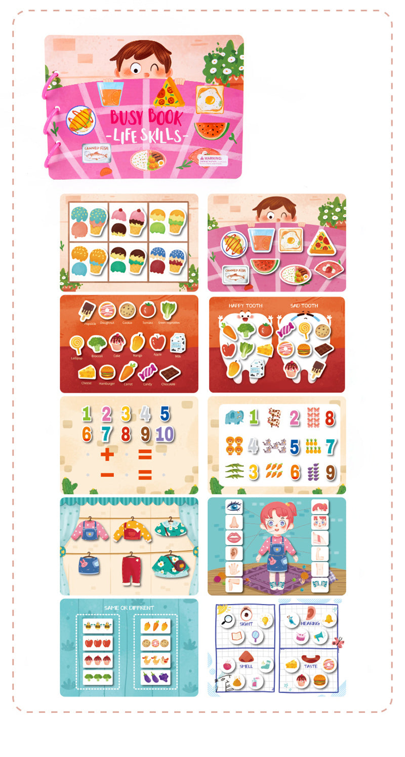 Montessori Kids Activity Book - EduPlay-Farm-Nora Luxe