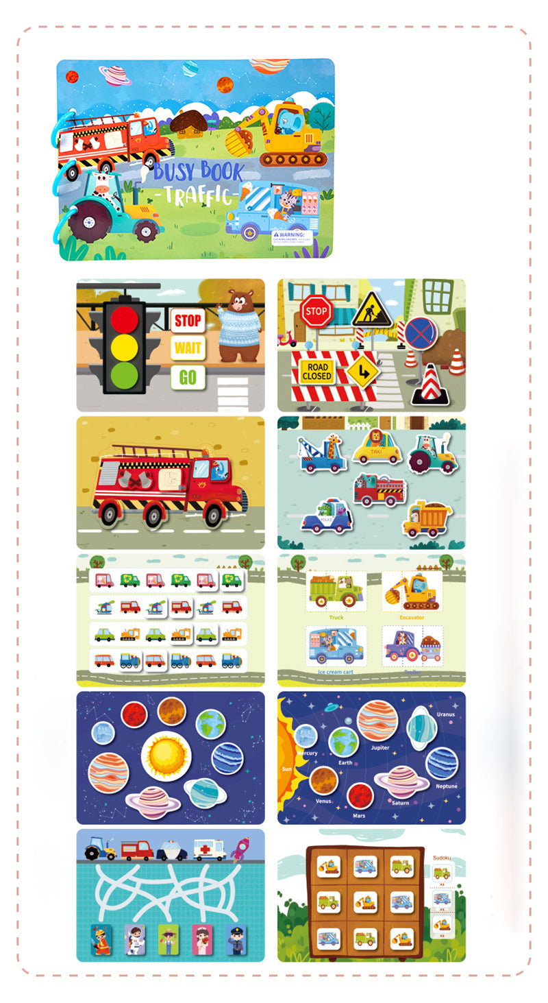 Montessori Kids Activity Book - EduPlay-Farm-Nora Luxe
