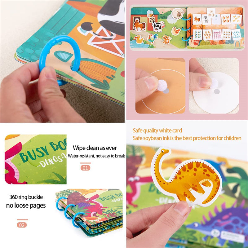 Montessori Kids Activity Book - EduPlay-Farm-Nora Luxe