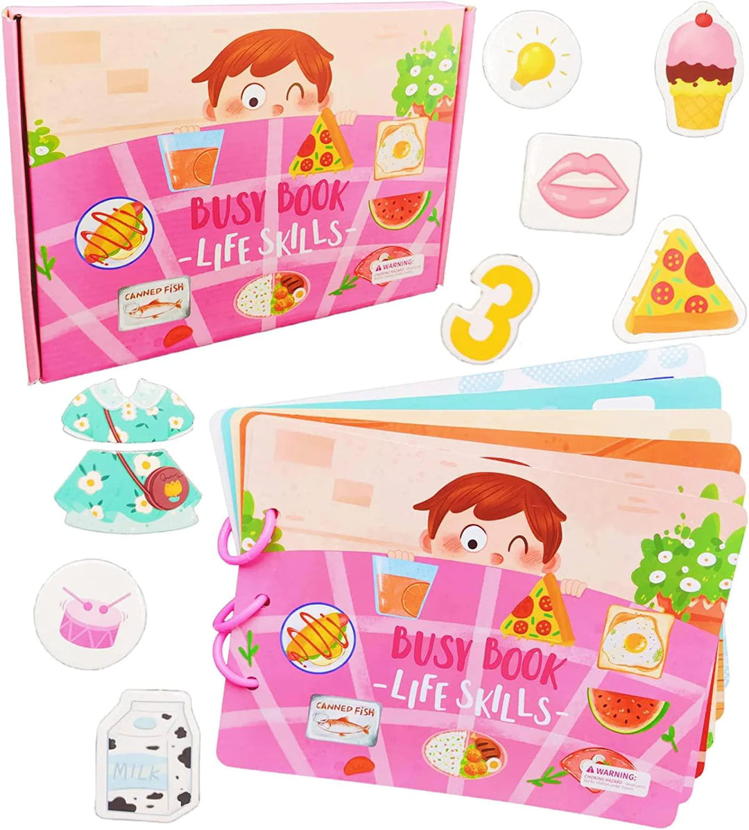 Montessori Kids Activity Book - EduPlay-Life Skills-Nora Luxe