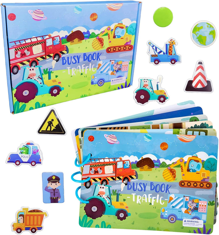 Montessori Kids Activity Book - EduPlay-Traffic-Nora Luxe