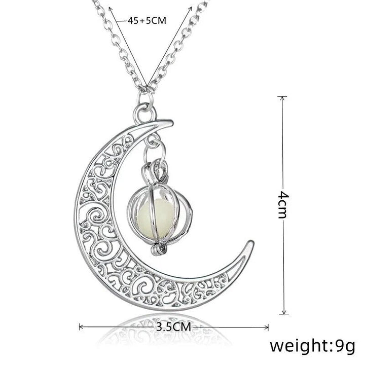 Moonstone Pendant Necklace-Nora Luxe