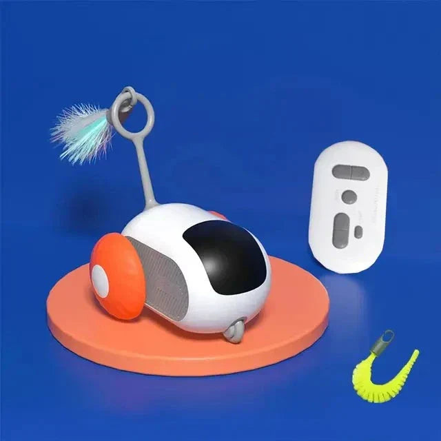 Moving Cat Toy - KittyChase-Orange-Nora Luxe