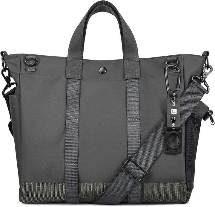Multi-Compartment Laptop Tote Bag with Adjustable Strap – MetroCarry