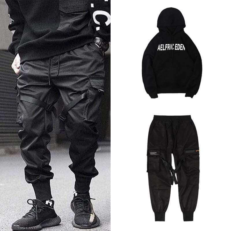 Multi-Pocket Hip-Hop Men's Cargo Pants – Dante-S-Nora Luxe