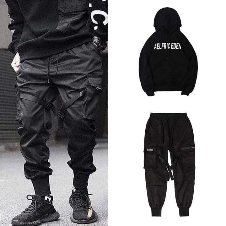 Multi-Pocket Hip-Hop Men's Cargo Pants – Dante-S-Nora Luxe