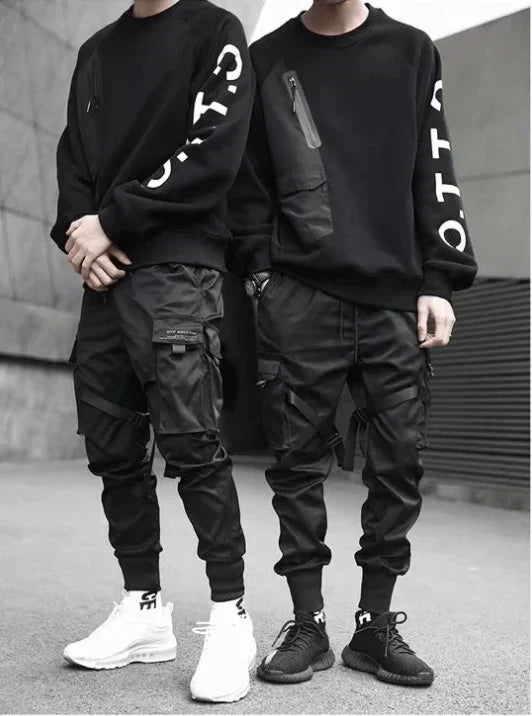 Multi-Pocket Hip-Hop Men's Cargo Pants – Dante-S-Nora Luxe