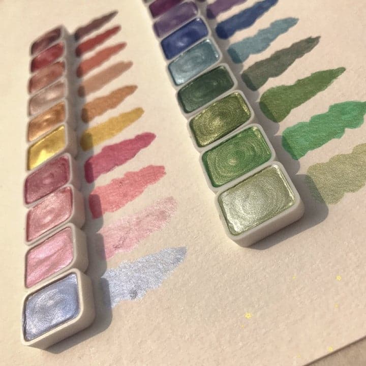 Multicolor Watercolor Paint Set - ColorCrafter-Color Scheme 1-20 Color-Nora Luxe