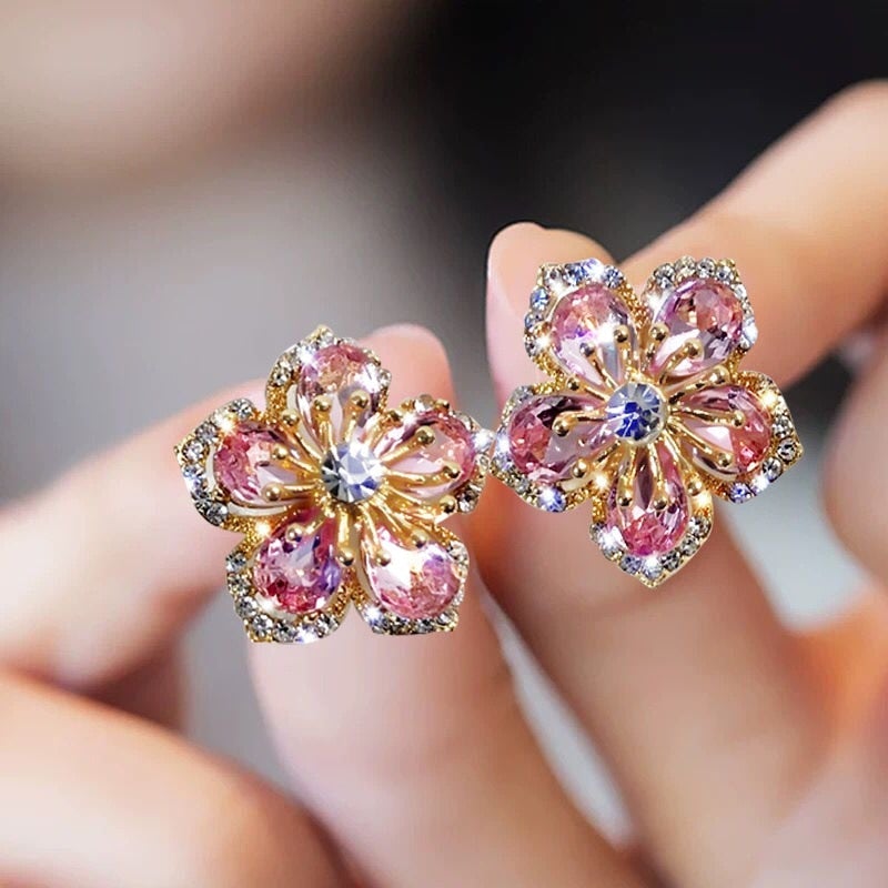 Multicoloured Silver Zirconia Earrings - Lyanna-Nora Luxe