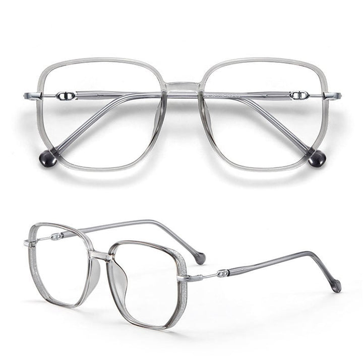 Multifocal Anti-Blue Light Reading Glasses - Livia-Gold-1-Nora Luxe