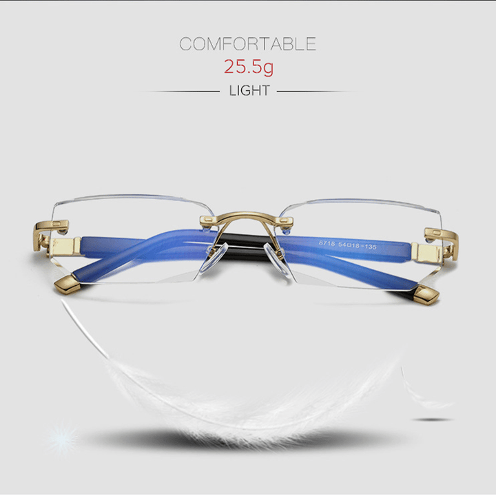 Multifocal Anti-Blue Light Reading Glasses - VisionPlus-Gold-'+1.00/40-44 YEARS/100°'-Nora Luxe