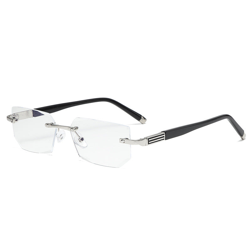 Multifocal Anti-Blue Light Reading Glasses - VisionPlus-Silver-'+1.00/40-44 YEARS/100°'-Nora Luxe