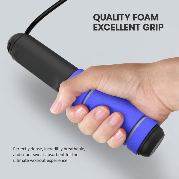 Multifun Digital Speed Jump Rope with Calorie Counter-Black-Nora Luxe