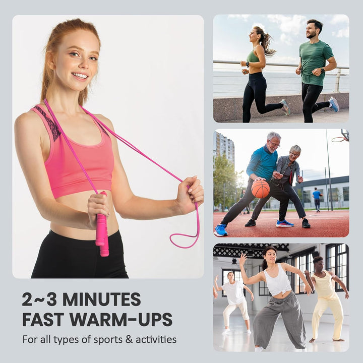Multifun Digital Speed Jump Rope with Calorie Counter-Black-Nora Luxe