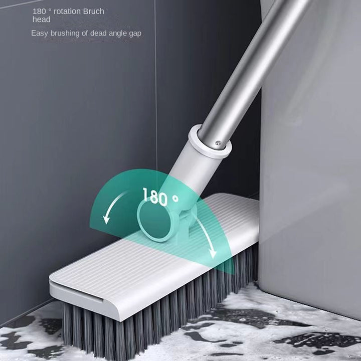 Multifunctional Broom and Dustpan Set - SweepMaster-White-1 Broom + 1 Dustpan + 1 Floor Brush-Nora Luxe