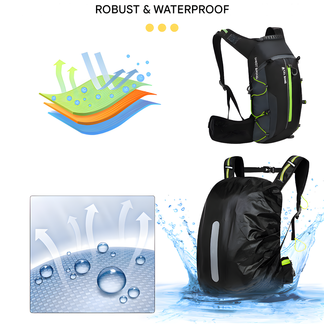 Multifunctional Drinking Backpack - HydroRide-Gray-Nora Luxe