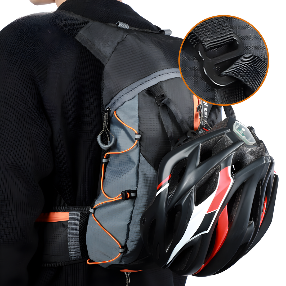 Multifunctional Drinking Backpack - HydroRide-Gray-Nora Luxe