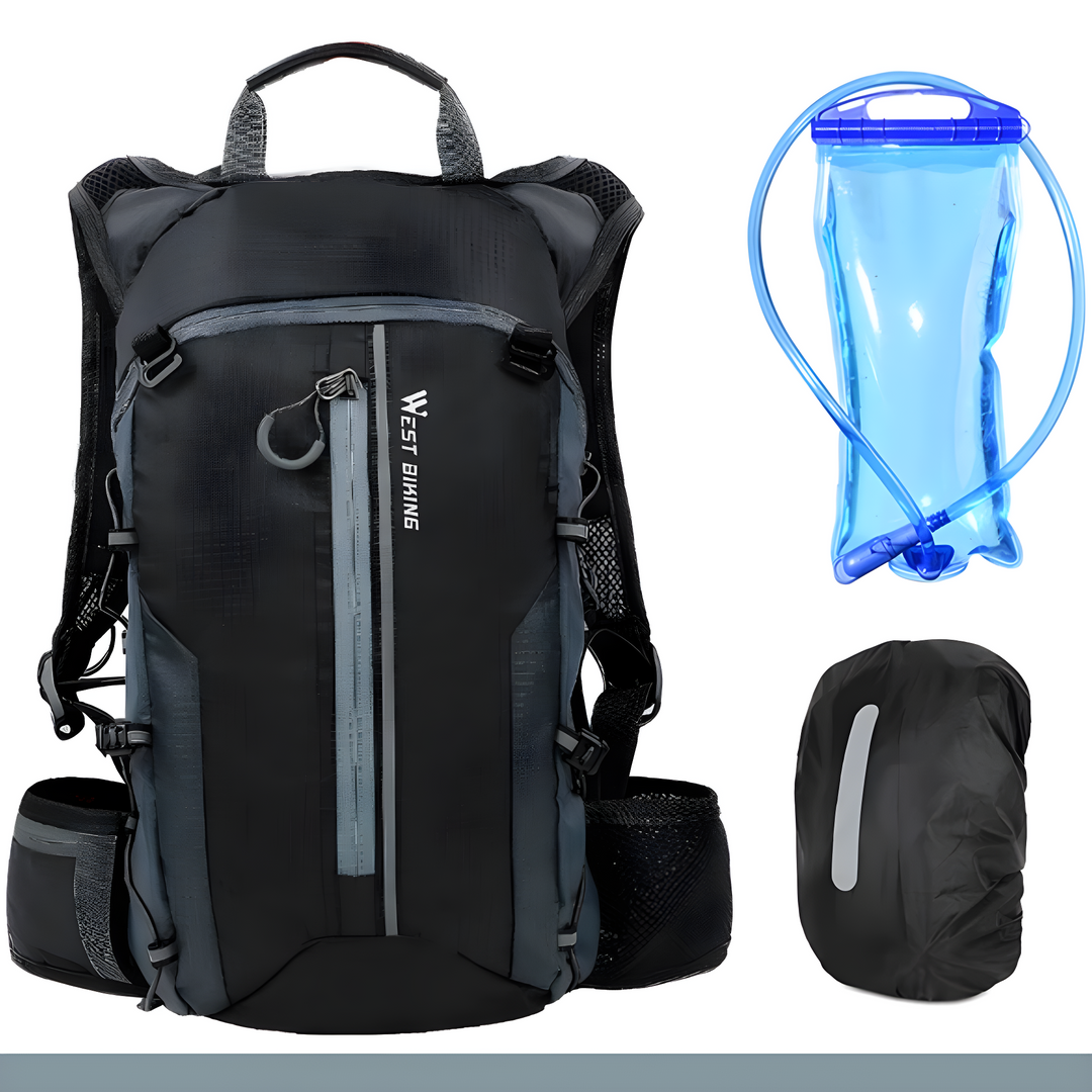 Multifunctional Drinking Backpack - HydroRide-Gray-Nora Luxe