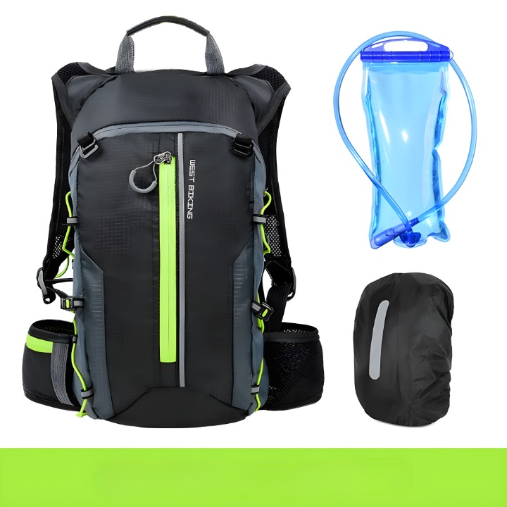 Multifunctional Drinking Backpack - HydroRide-Green-Nora Luxe