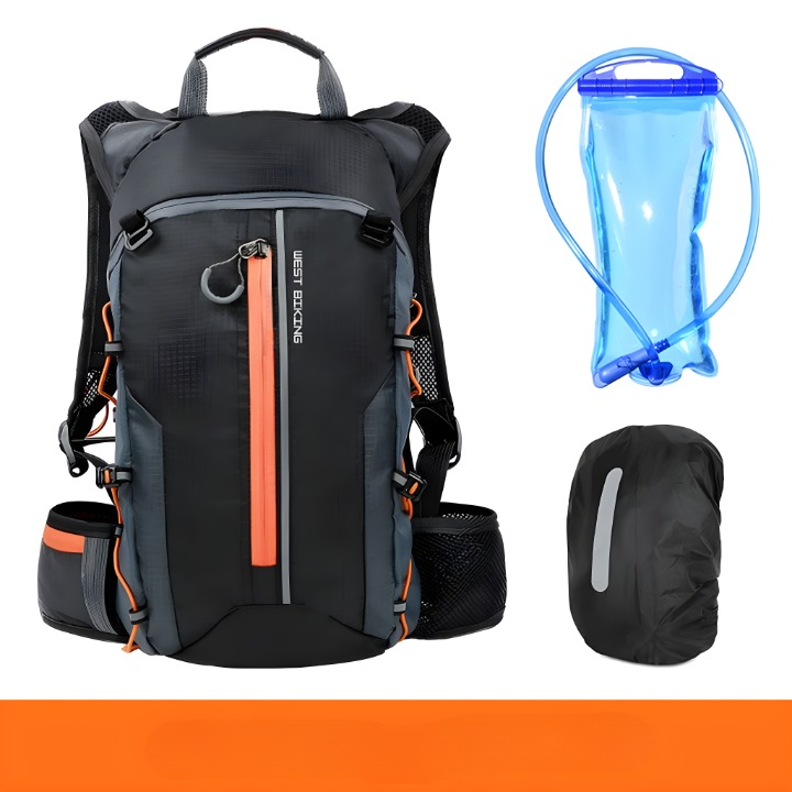 Multifunctional Drinking Backpack - HydroRide-Orange-Nora Luxe
