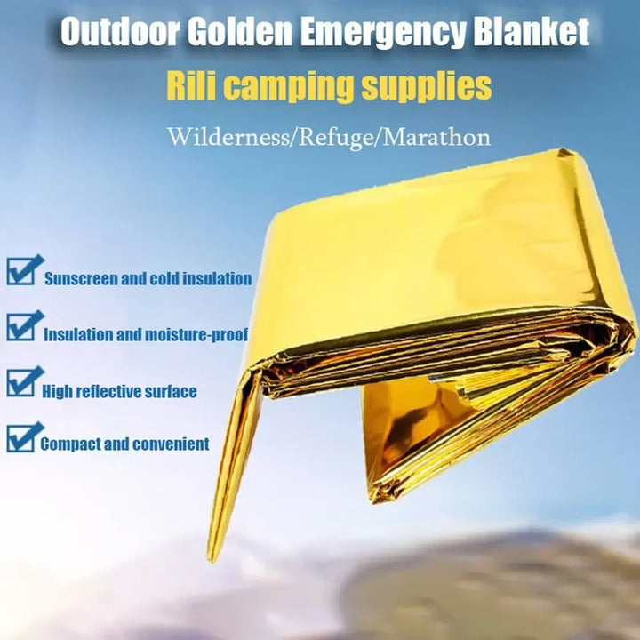 Multifunctional Emergency Blanket and Insulation Blanket - ThermaShield Poncho-Silver A-Nora Luxe