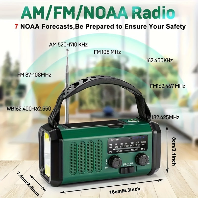 Multifunctional Emergency Radio - SurvivorPower-Nora Luxe