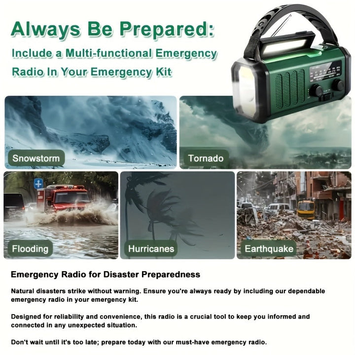 Multifunctional Emergency Radio - SurvivorPower-Nora Luxe