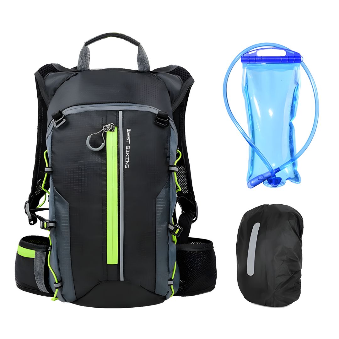 Multifunctional Hydration Backpack - HydroRide-Green-Nora Luxe