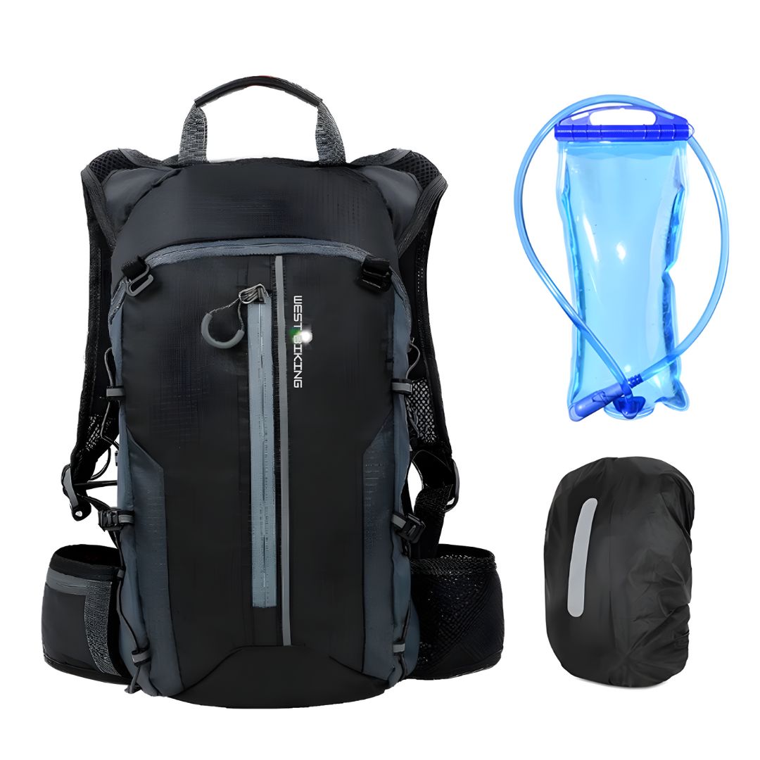 Multifunctional Hydration Backpack - HydroRide-Grey-Nora Luxe