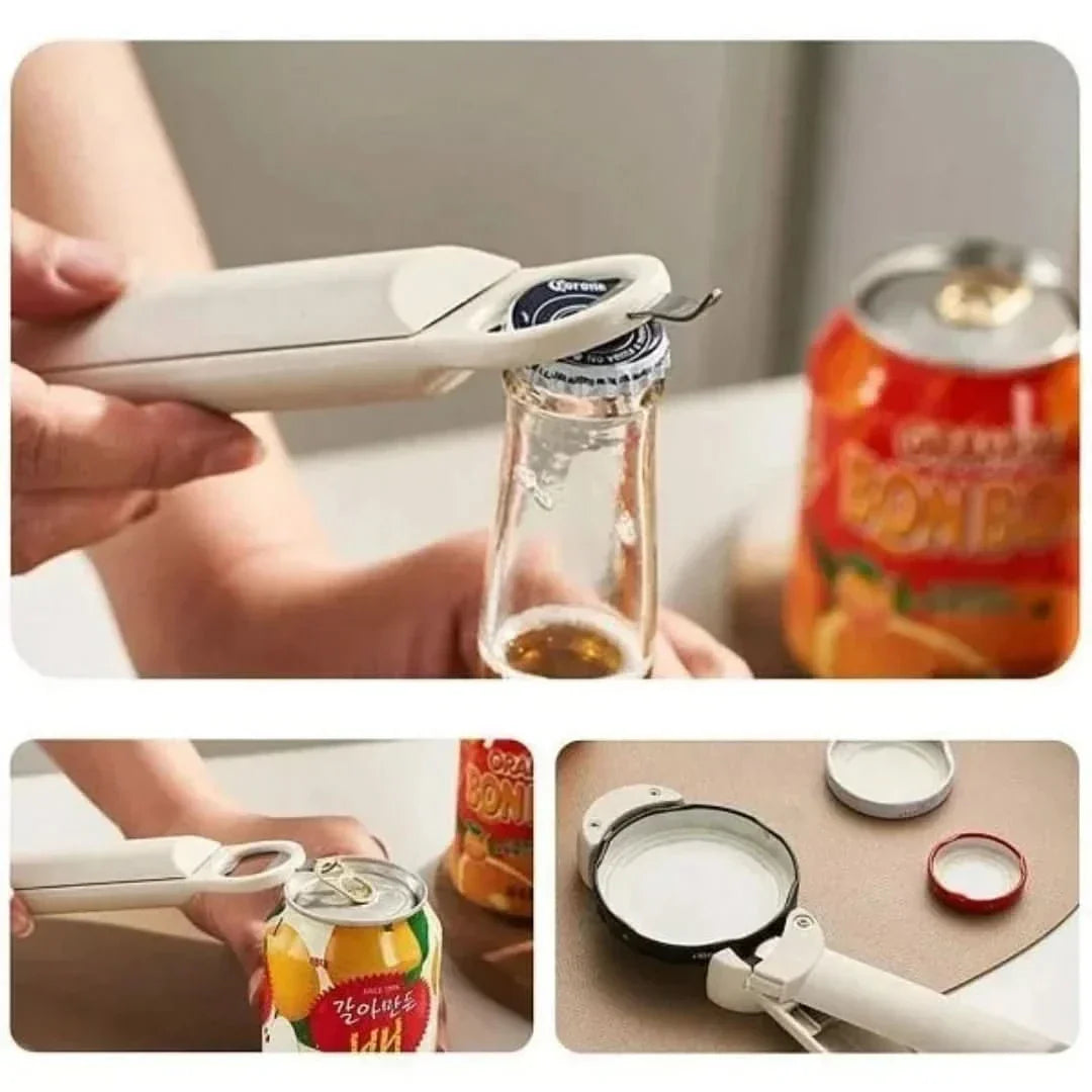 Multifunctional Jar Opener - GripTwist-White-Nora Luxe