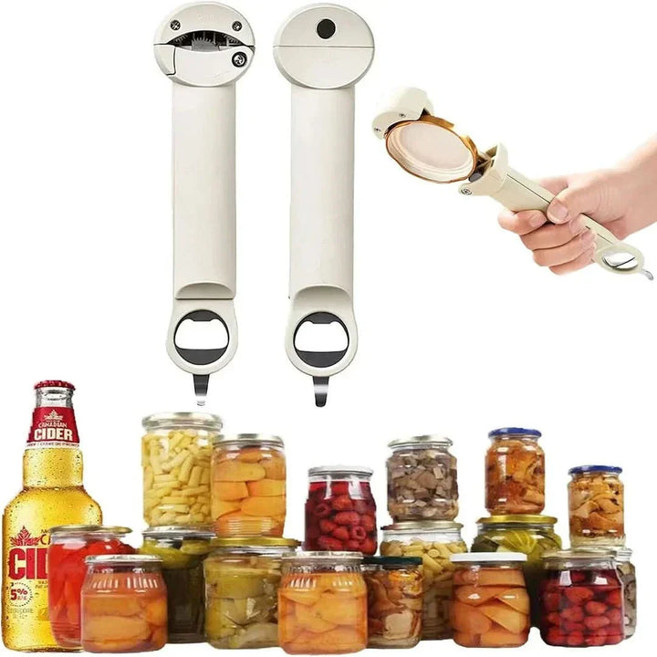 Multifunctional Jar Opener - GripTwist-White-Nora Luxe