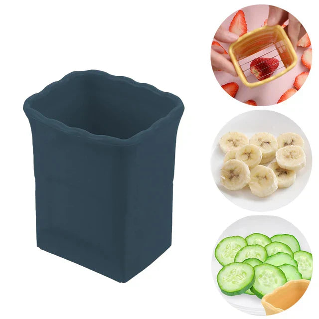 Multifunctional Kitchen Assistant for Quick Chopping - QuickSlice-Dark blue-Nora Luxe