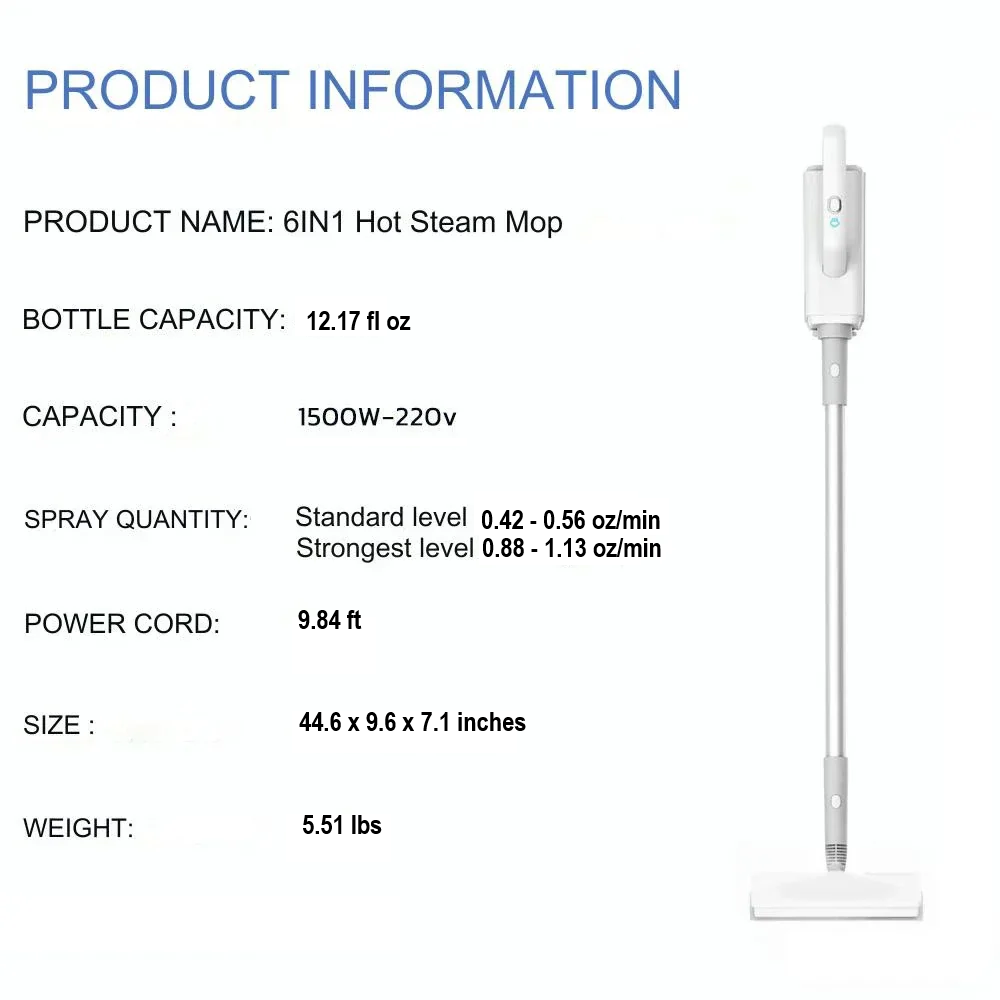 Multifunctional Steam Cleaner (370ml) - SterilSteam-Nora Luxe