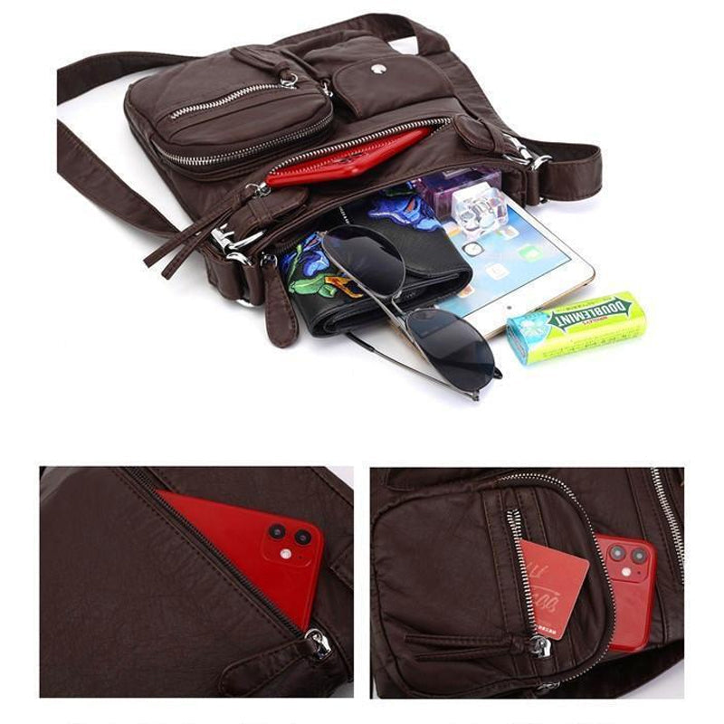Multifunctional Stylish Anti-Theft Bag - SafeStyle-Black-Nora Luxe