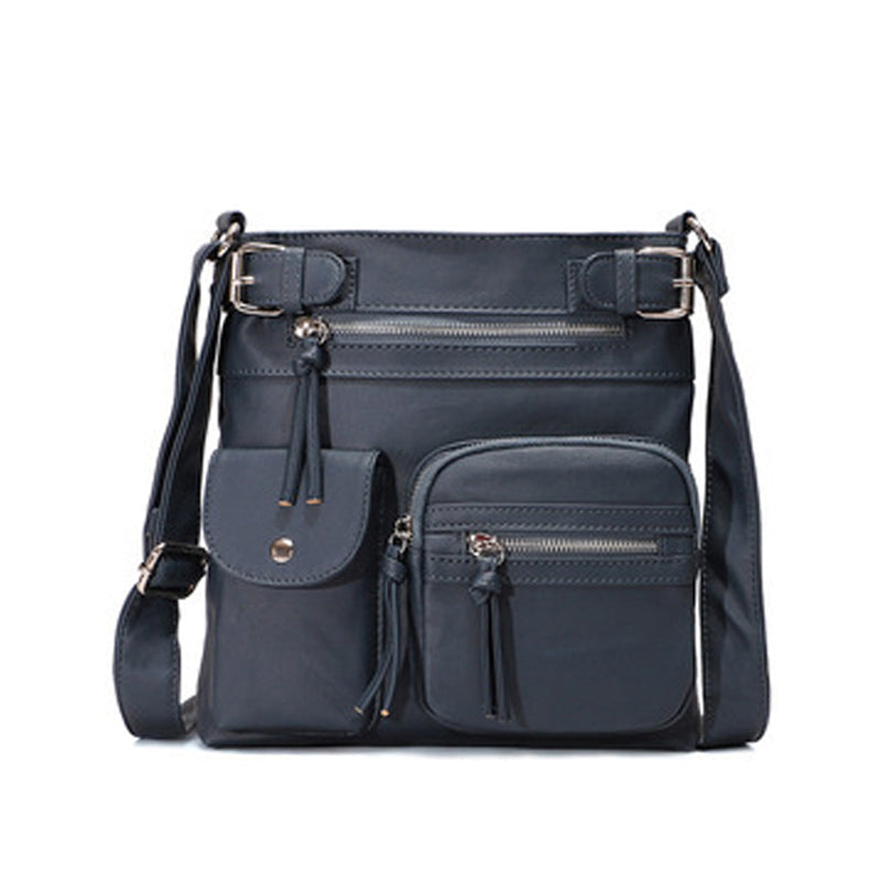 Multifunctional Stylish Anti-Theft Bag - SafeStyle-Blue-Nora Luxe