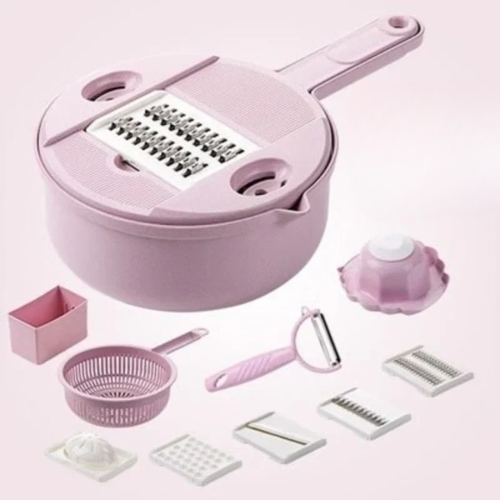 Multifunctional Vegetable Slicer - SliceMaster-Blue-Nora Luxe