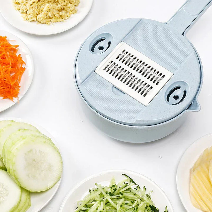 Multifunctional Vegetable Slicer - SliceMaster-Blue-Nora Luxe