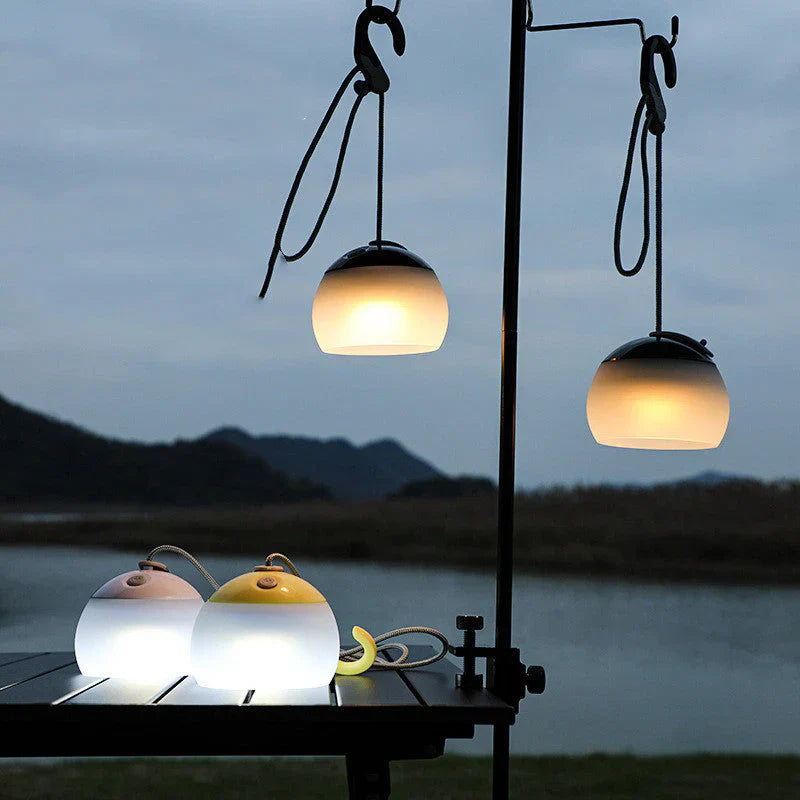 Multifunctional Vintage Camping Lamp - HeritageGlow-Brown-Nora Luxe