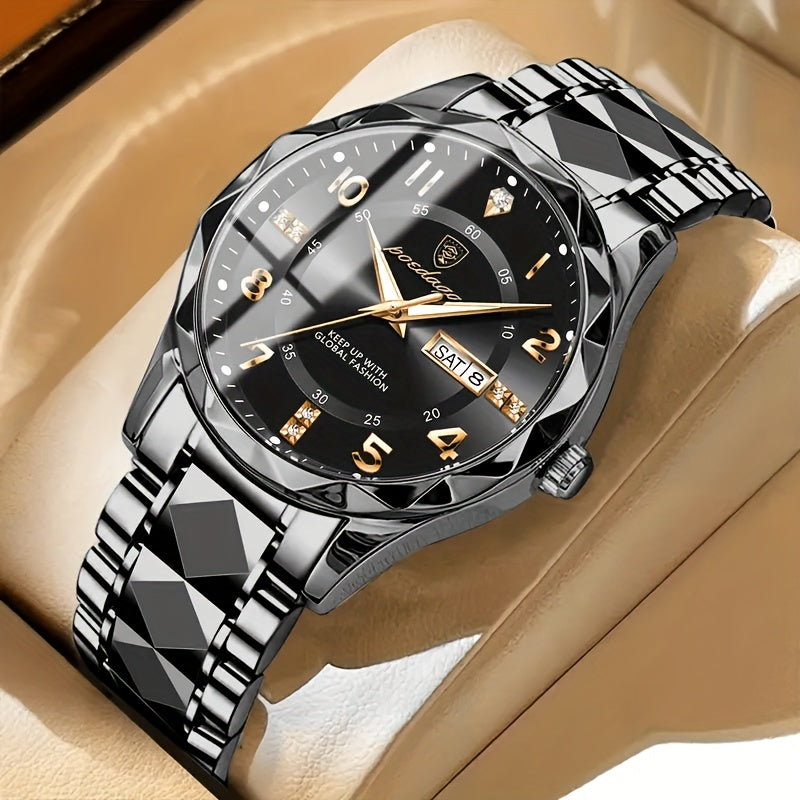 Multifunctional Waterproof Sports Watch for Men - Titan-Black casing Black Surface-Nora Luxe