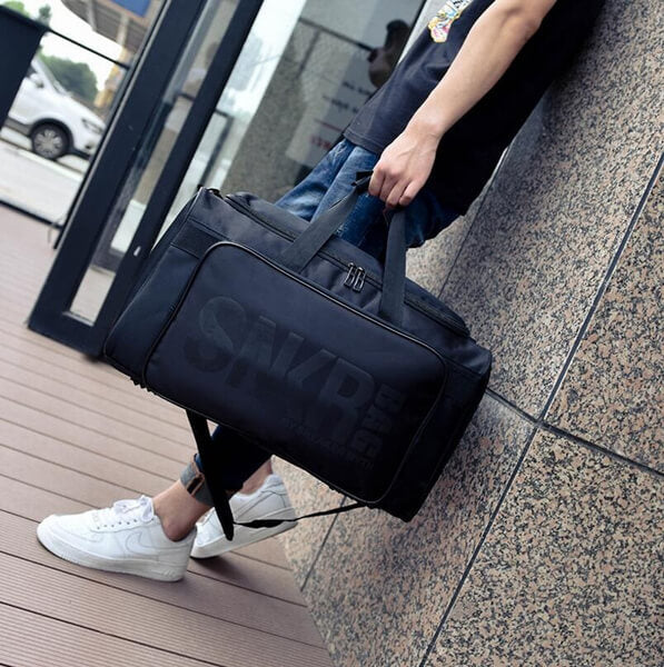 Water-Resistant Multi-Compartment Sneaker & Gear Travel Bag