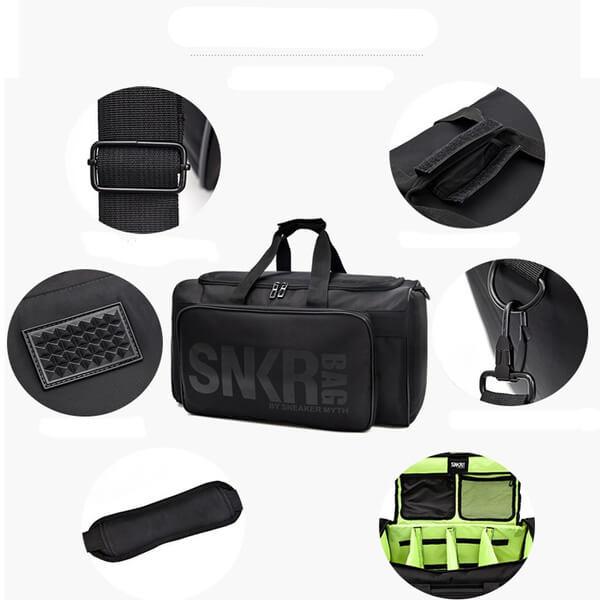 Water-Resistant Multi-Compartment Sneaker & Gear Travel Bag