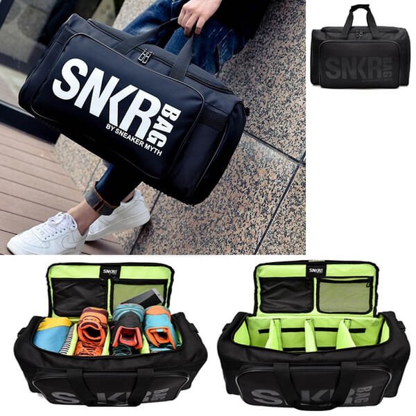 Water-Resistant Multi-Compartment Sneaker & Gear Travel Bag
