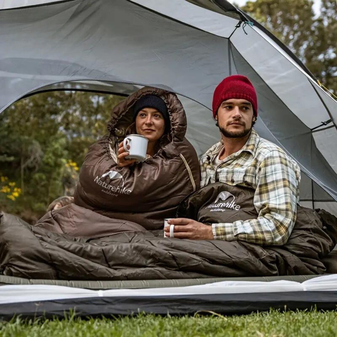 Mummy Sleeping Bag - AlpineTrail-Gray-Nora Luxe